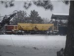 DM&IR 315 Diffco Side Dump Car in the Snow